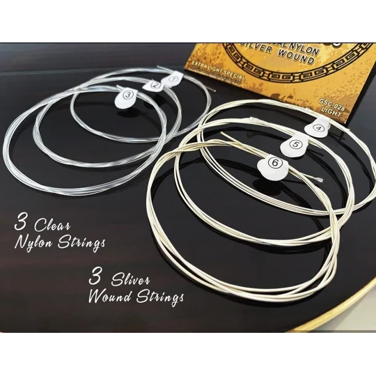 Smiger Classical High-Quality Silver GSC-028 Guitar Strings