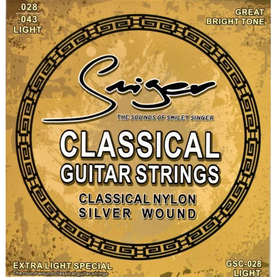 Smiger Classical High-Quality Silver GSC-028 Guitar Strings