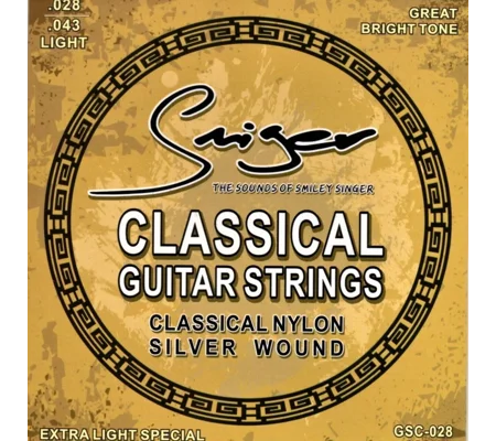 Smiger Classical High-Quality Silver GSC-028 Guitar Strings