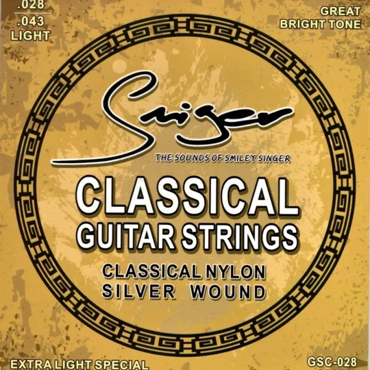 Smiger Classical High-Quality Silver GSC-028 Guitar Strings