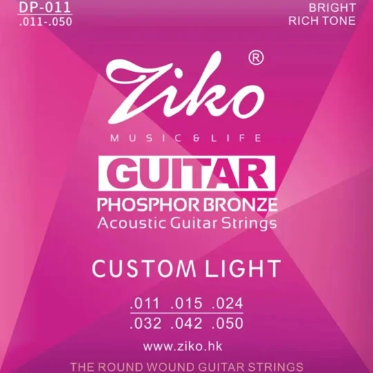 Ziko Acoustic Phosphor 11 Gauge DP-011 Guitar Strings