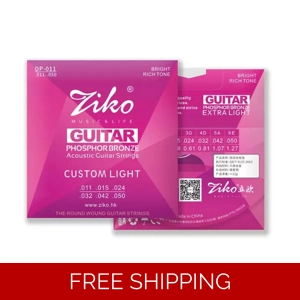 Ziko Acoustic Phosphor 11 Gauge DP-011 Guitar Strings