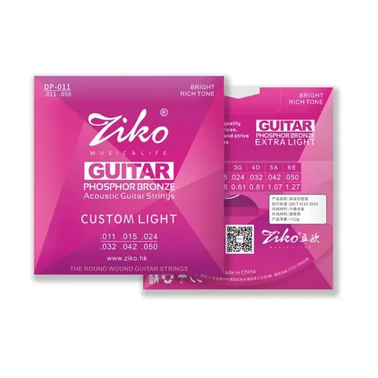 Ziko Acoustic Phosphor 11 Gauge DP-011 Guitar Strings