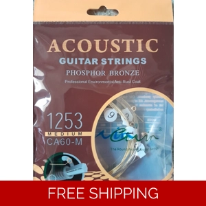 Civin Acoustic CA60-M Phosphor Bronze Guitar Strings - Perfect for Rich, Resonant Tones