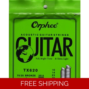 Orphee Acoustic 10 Gauge TX620 Guitar Strings