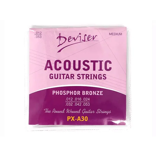 Deviser Acoustic 12 Gauge PX-A30 Guitar Strings
