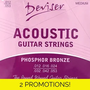 Deviser Acoustic 12 Gauge PX-A30 Guitar Strings