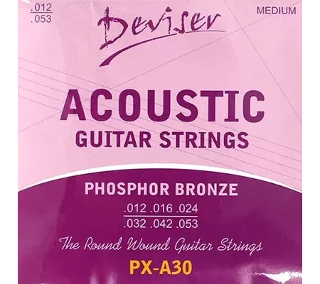 Deviser Acoustic 12 Gauge PX-A30 Guitar Strings