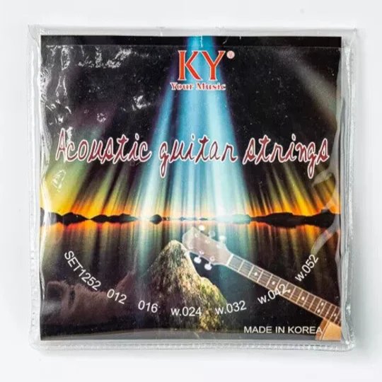 KY Acoustic 12 Gauge Guitar Strings SET1252