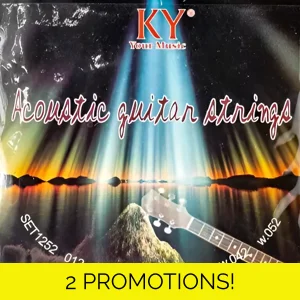 KY Acoustic 12 Gauge Guitar Strings SET1252