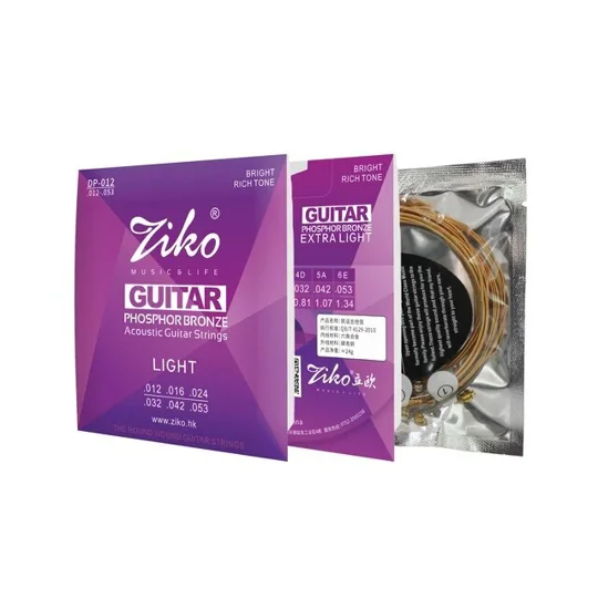 Ziko Acoustic Phosphor 12 Gauge Guitar Strings DP-012