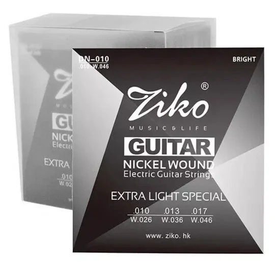 Ziko Electric High-Quality 10 Gauge Guitar Strings DN-010: