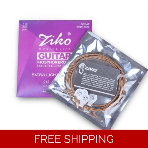 Ziko Acoustic Phosphor 12 Gauge Guitar Strings DP-012: Unleash Sonic Brilliance