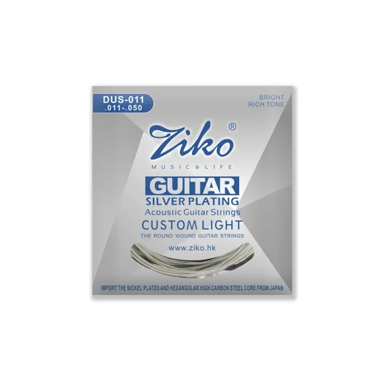 Ziko Acoustic Silver 11 Gauge DUS-011 Guitar Strings