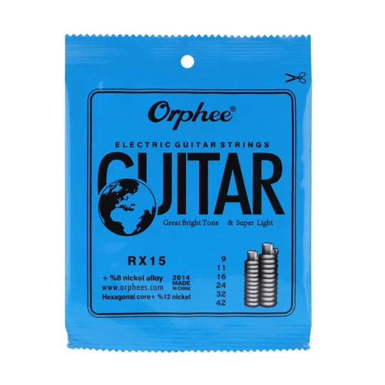 Orphee Electric 9-Gauge RX15 Guitar Strings