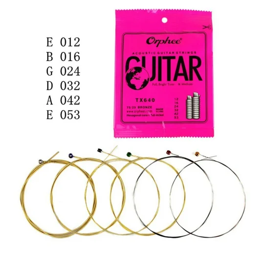Orphee Acoustic 12 Gauge Guitar Strings TX640