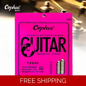 Orphee Acoustic 12 Gauge Guitar Strings TX640: Precision Craftsmanship for Striking Sound
