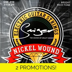 Smiger Electric Guitar Strings 10 Gauge Nickel Wound GSE-010