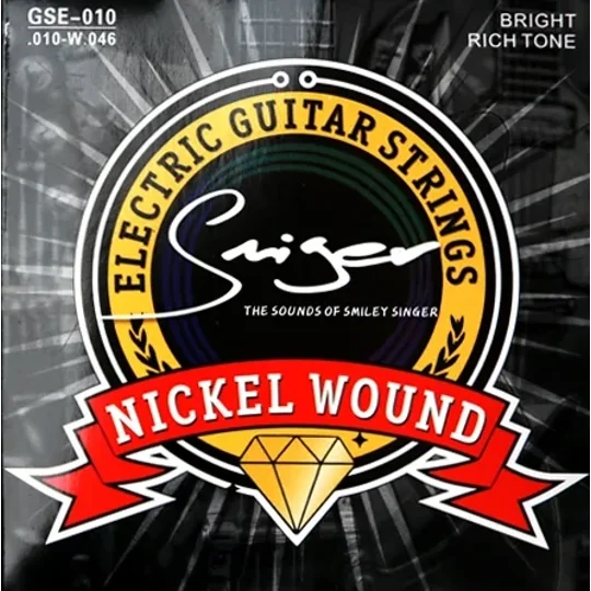Smiger Electric Guitar Strings 10 Gauge Nickel Wound GSE-010