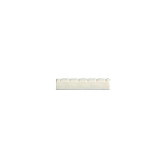 High-Quality 42mm Plastic Guitar Top Nut in Ivory - Slotted for Precision