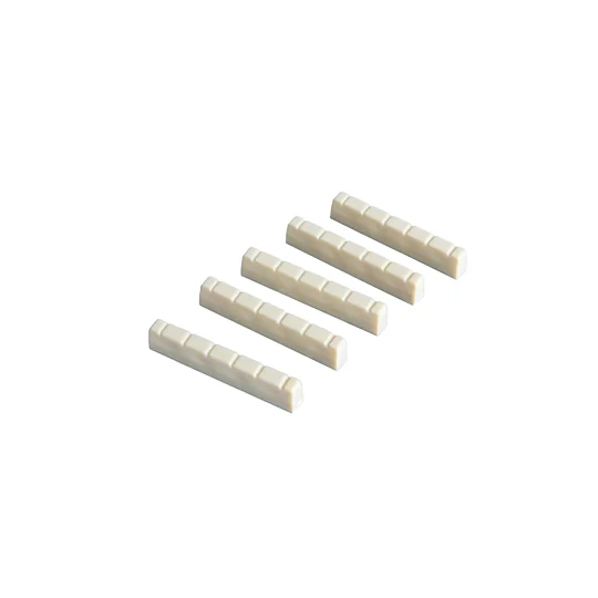 High-Quality 42mm Plastic Guitar Top Nut in Ivory - Slotted for Precision