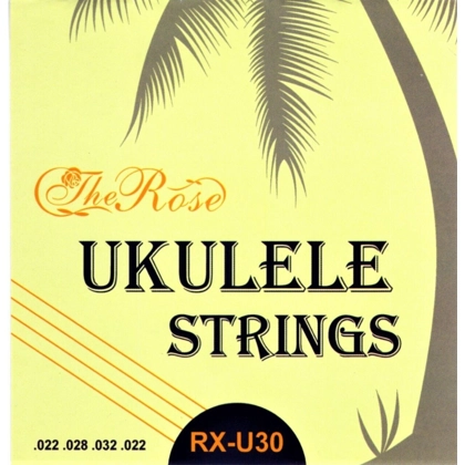 Premium Rose Nylon Ukulele Strings - 1 Set (DGBE) - Fits 21", 23", and 26" Ukuleles