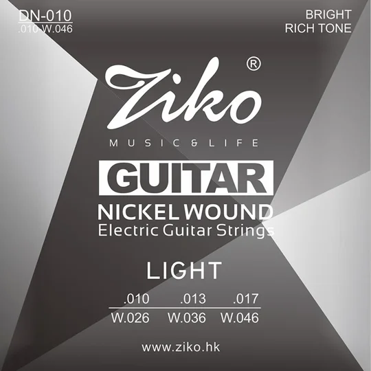 Ziko Electric High-Quality 10 Gauge Guitar Strings DN-010: