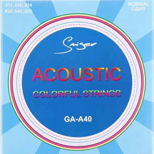 Smiger Acoustic Colour GA-A40 11 Gauge Guitar Strings