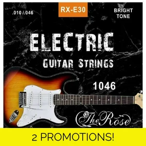 The Rose Electric 10 Gauge RX-E30 Guitar Strings