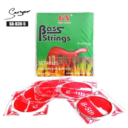 Smiger GX Bass Guitar Strings Set - 40125 GA-B30-5