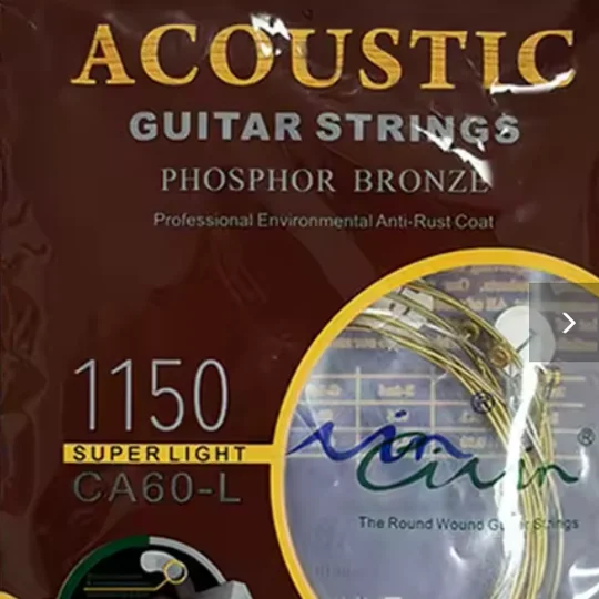 Civin Acoustic CA60-L Phosphor Bronze Guitar Strings - 11-50 Gauge