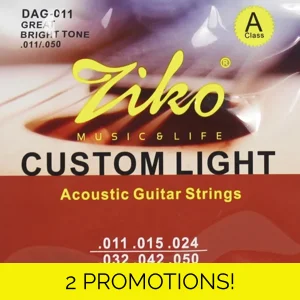 Ziko Acoustic 11 Gauge DAG-011 Guitar Strings