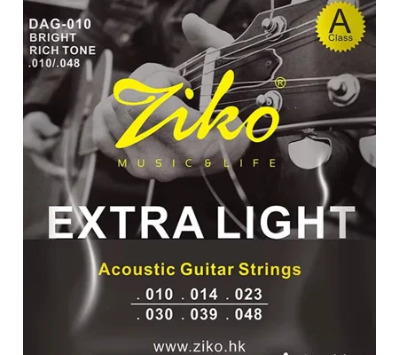 Ziko Acoustic 10 Gauge DAG-010 Guitar Strings
