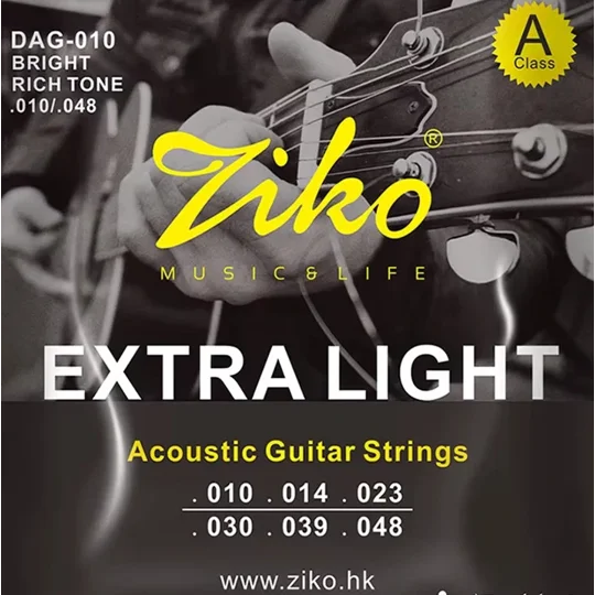 Ziko Acoustic 10 Gauge DAG-010 Guitar Strings