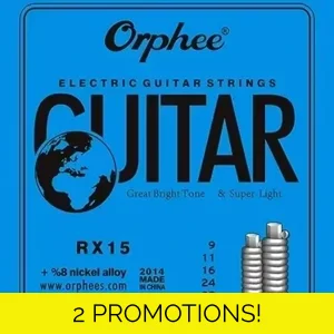 Orphee Electric 9-Gauge RX15 Guitar Strings