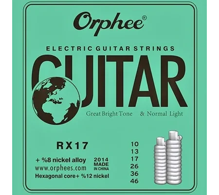 Orphee Electric 10 Gauge RX17 Guitar Strings
