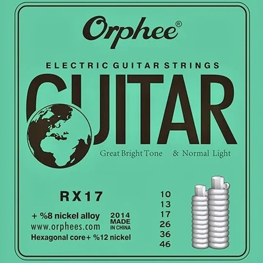 Orphee Electric 10 Gauge RX17 Guitar Strings
