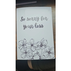 Sorry for your loss card