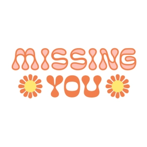 Orange missing you note