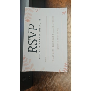 floral rsvp