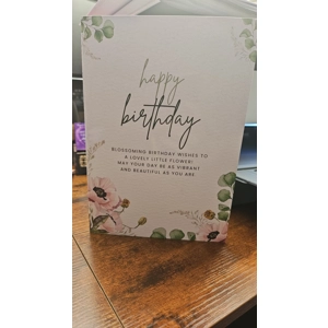 flowery birthday card flowery birthday card