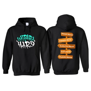 Kaipara Hard, Pepeha Hoodie (Reweti)