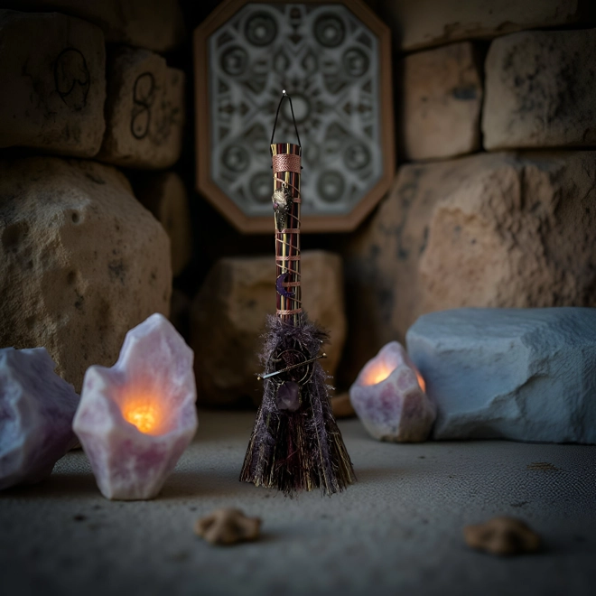 Additional Image for Erika’s Charmed Designs - Crow Song Broom