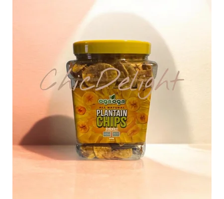 Ogaoga plantain chips sweet (yellow) 450X1