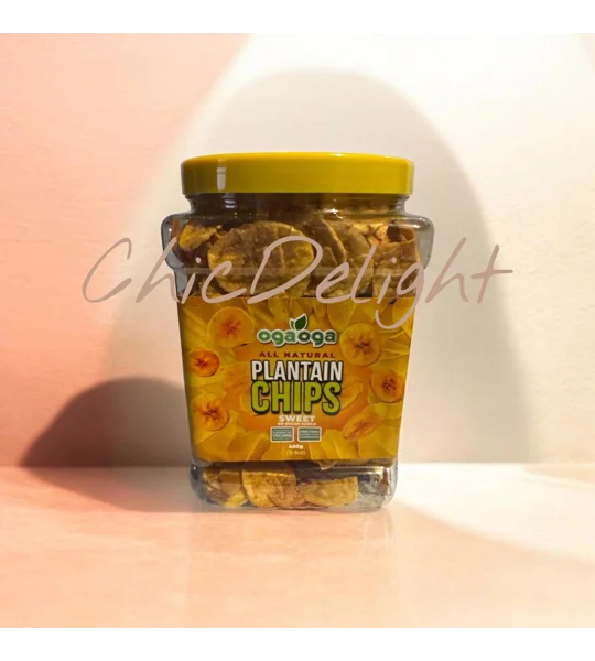 Ogaoga all natural plantain chips (sweet)