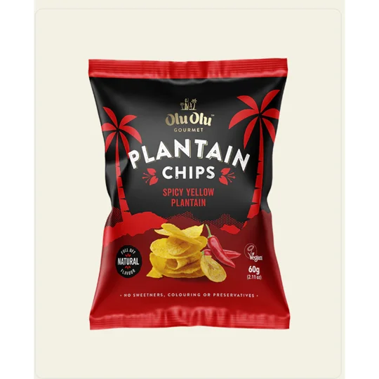 Olu Olu Plantain Chips 1x60g