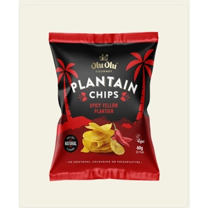 Olu Olu Spicy Plantain Chips Red 1x24 (1 Box)