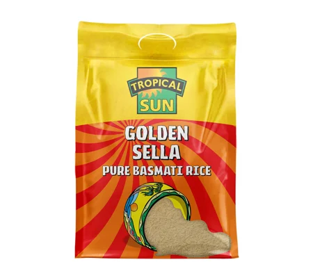 Tropical Sun Golden Sella Pure Basmati Rice 1x20kg