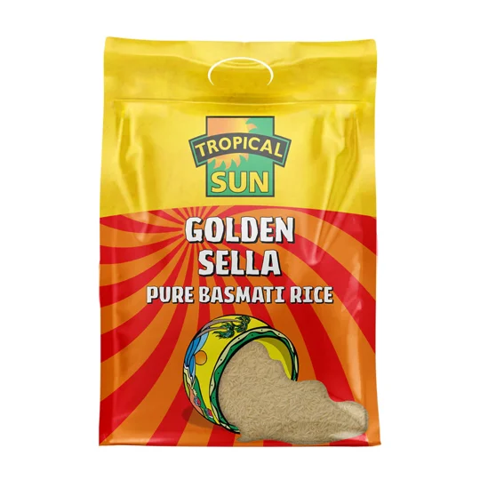 Tropical Sun Golden Sella Pure Basmati Rice 1x20kg, Tropical Sun, Basmati Rice