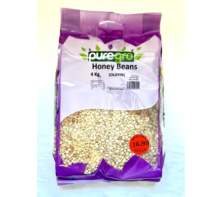Puregro Honey (Sweet, Oloyin) Beans 1x4kg